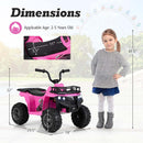 Kids Electric Ride-On 4-Wheeler Quad Car with Button Start Magic Cars 4