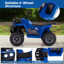 Kids Electric 6V Ride-On ATV 4-Wheeler Quad Car with One-Button Start and Tread Tires Magic Cars 6