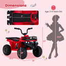 Electric 6V Kids Ride-On 4-Wheeler ATV Quad Car with One-Button Start and Treaded Tires Magic Cars 1