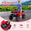 Electric 6V Kids Ride-On 4-Wheeler ATV Quad Car with One-Button Start and Treaded Tires Magic Cars 8