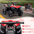 Electric Kids Ride-On 6V Off-Road ATV Quad Car Red with 55 lbs Load Capacity Magic Cars 2