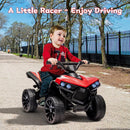 Electric Kids Ride-On 6V Off-Road ATV Quad Car Red with 55 lbs Load Capacity Magic Cars 3