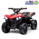 Electric Kids Ride-On 6V Off-Road ATV Quad Car Red with 55 lbs Load Capacity Magic Cars Variant 0