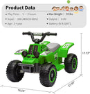 Electric Kids Ride-On ATV Quad Bike Battery Powered with 2 Speeds Magic Cars 9