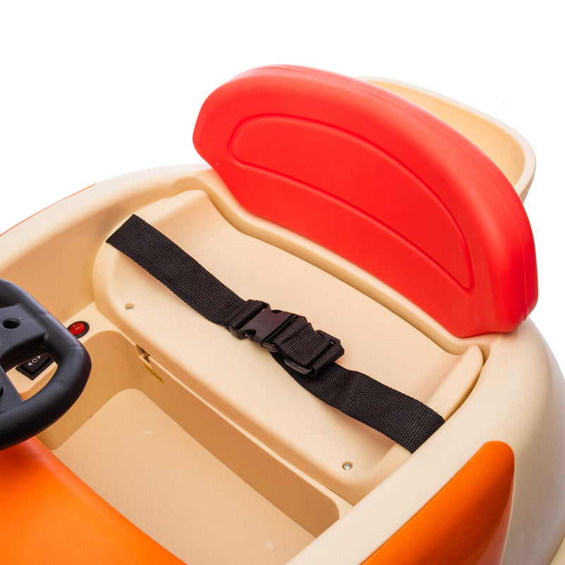 Kids Electric Ride-On Bumper Car with Parental Control and Hamburger Design Magic Cars 17