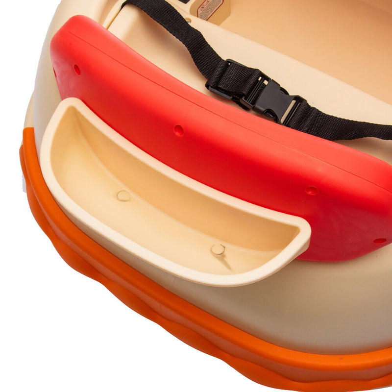 Kids Electric Ride-On Bumper Car with Parental Control and Hamburger Design Magic Cars 18