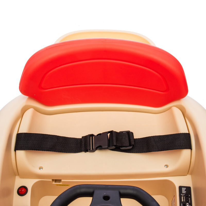 Kids Electric Ride-On Bumper Car with Parental Control and Hamburger Design Magic Cars 19