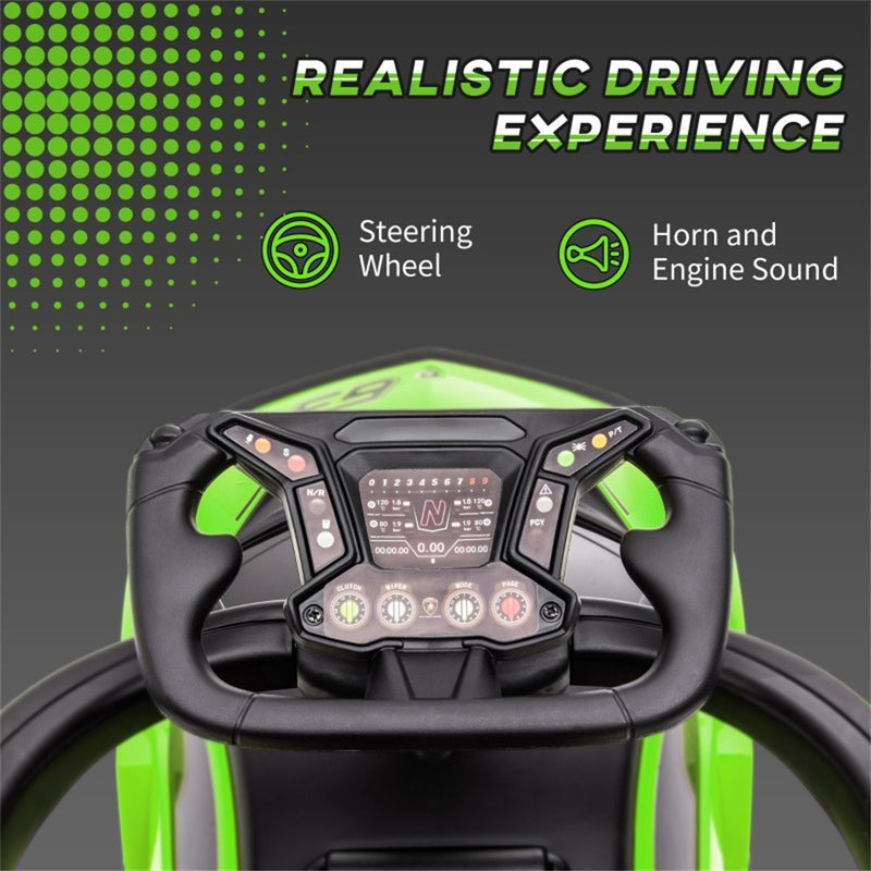 Electric Ride-On Car Toy for Kids with Rechargeable Battery, Suitable for Boys and Girls Magic Cars 4