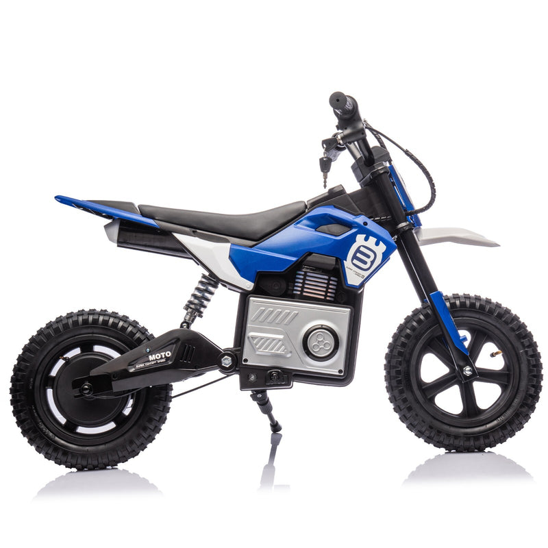 Kids Electric Motocross Ride-On Bike 24V 200W Hub Motor with Adjustable Speed Blue Magic Cars 11