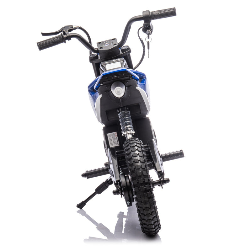 Kids Electric Motocross Ride-On Bike 24V 200W Hub Motor with Adjustable Speed Blue Magic Cars 14
