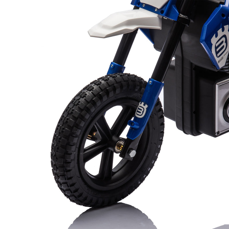 Kids Electric Motocross Ride-On Bike 24V 200W Hub Motor with Adjustable Speed Blue Magic Cars 3