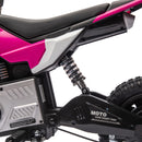 Kids Electric Motocross Ride-On Bike 24V 200W Hub Motor with Adjustable Speed Pink Magic Cars 4
