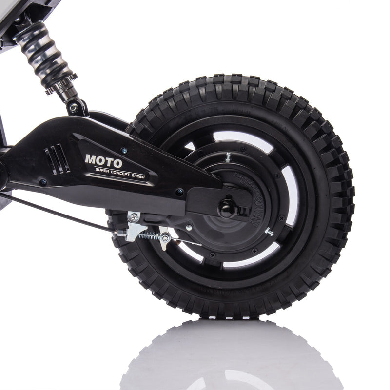 Kids Electric Motocross Ride-On Bike 24V 200W Hub Motor with Adjustable Speed Pink Magic Cars 7