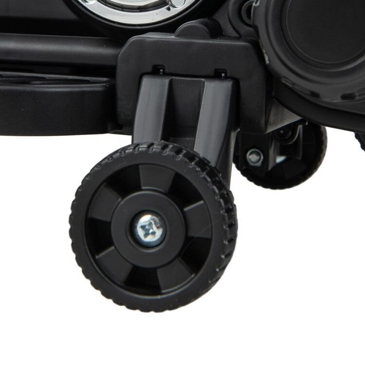 Kids Electric Ride-On Motorcycle with LED Headlight and Training Wheels Magic Cars 11