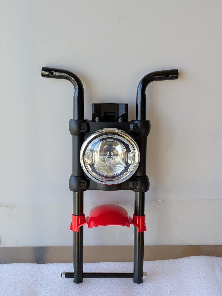 Electric Ride-On Motorcycle for Kids with Training Wheels and LED Headlights, Red, Ages 2+ Magic Cars 11