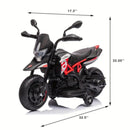 Electric Kids Ride-On Motorcycle with Training Wheels, Lights, Sounds, and Music Magic Cars 2