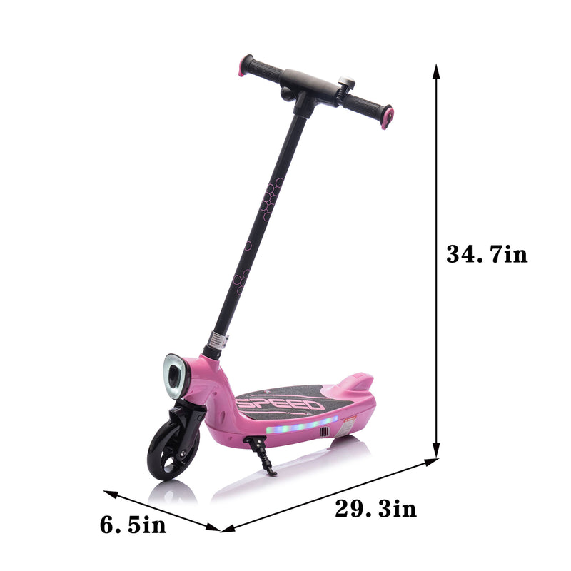 Kids Ride-On Electric Scooter with Kickstand, Bell, and Enhanced Speed Magic Cars 1