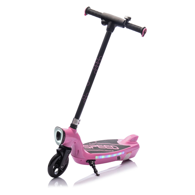 Kids Ride-On Electric Scooter with Kickstand, Bell, and Enhanced Speed Magic Cars 2
