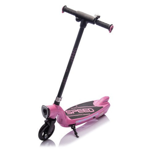 Kids Ride-On Electric Scooter with Kickstand, Bell, and Colorful LED Lights Magic Cars Variant 0