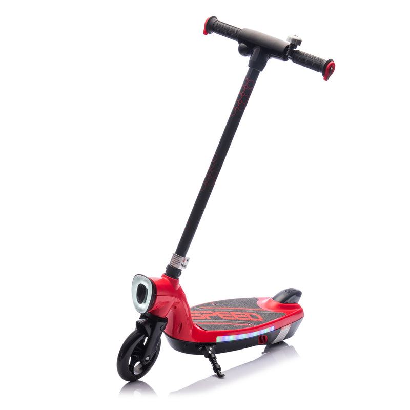 Kids Ride-On Electric Scooter with Kickstand, Bell, and High Speed Magic Cars 3