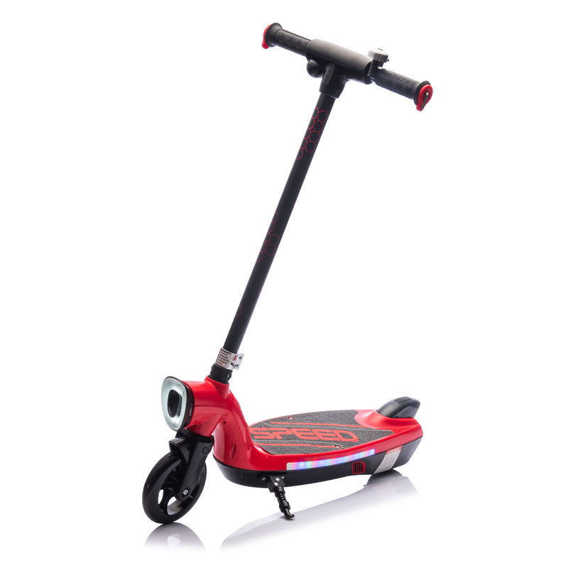 Kids Ride-On Electric Scooter with Kickstand, Bell, and High Speed Magic Cars 6