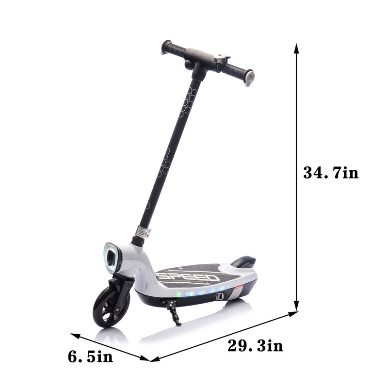 Kids Ride-On Electric Scooter with Kickstand, Bell, Fast Speed, and Extended Range Magic Cars 1