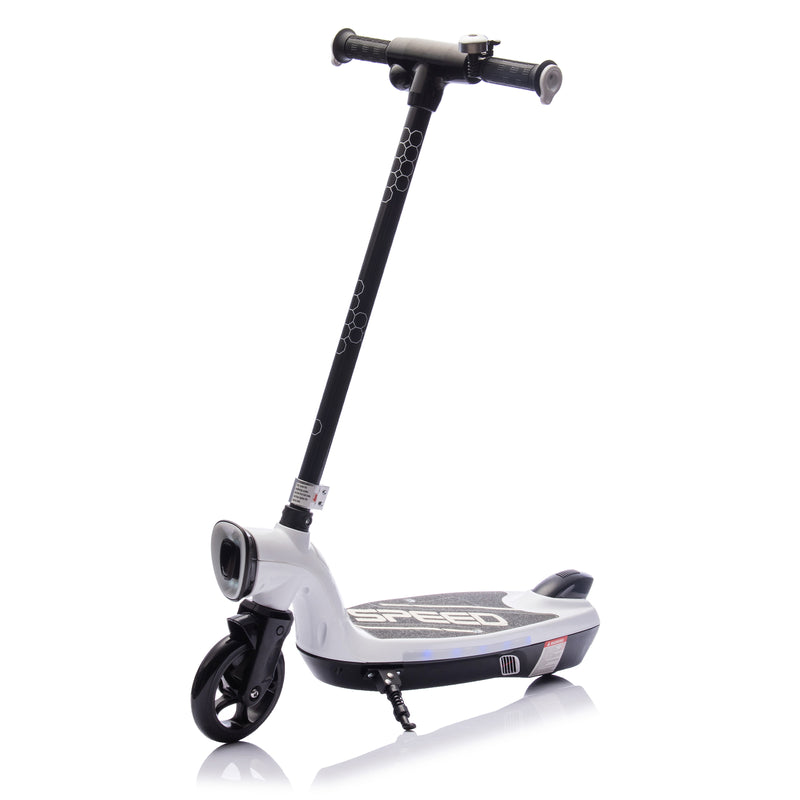Kids Ride-On Electric Scooter with Kickstand, Bell, Fast Speed, and Extended Range Magic Cars 4