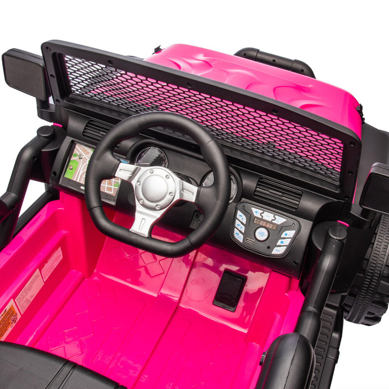 Kids Electric Ride-On Toy Car with Parental Remote Control, Light Control, and Power Display Magic Cars 16