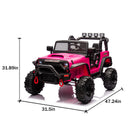 Kids Electric Ride-On Toy Car with Parental Remote Control, Light Control, and Power Display Magic Cars 1