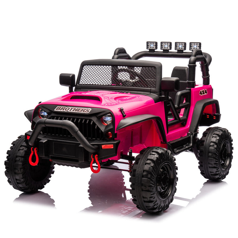 Kids Electric Ride-On Toy Car with Parental Remote Control, Light Control, and Power Display Magic Cars 2