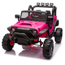 Kids Electric Ride-On Toy Car with Parental Remote Control, Light Control, and Power Display Magic Cars 4