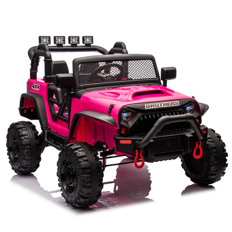 Kids Electric Ride-On Toy Car with Parental Remote Control, Light Control, and Power Display Magic Cars 5
