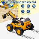 12V Kids Electric Ride-On Excavator Toy with 4WD and 10AH Battery for Outdoor Play Magic Cars 6