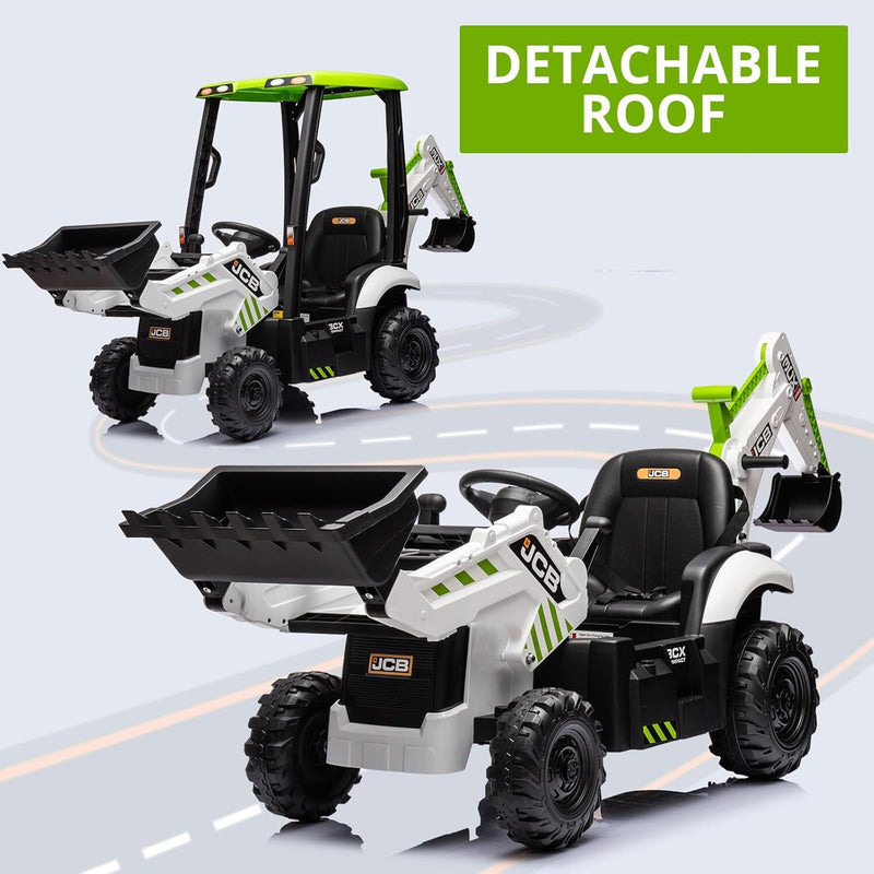 12V Battery-Powered Kids Electric Ride-On Excavator and Bulldozer Toy Car Magic Cars 7