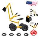 Kids Ride-On Excavator with Dual Hand Controls and 360° Rotatable Seat in Yellow Magic Cars Variant 0