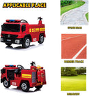 12V Battery Powered Kids Electric Fire Truck Ride-On Vehicle with Remote Control Magic Cars 6