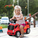 Toddler Ride-On Fire Truck Foot-to-Floor Sliding Car with Sounds and Music Magic Cars 4