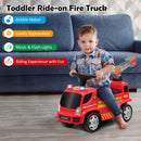 Toddler Ride-On Fire Truck Foot-to-Floor Sliding Car with Sounds and Music Magic Cars 5