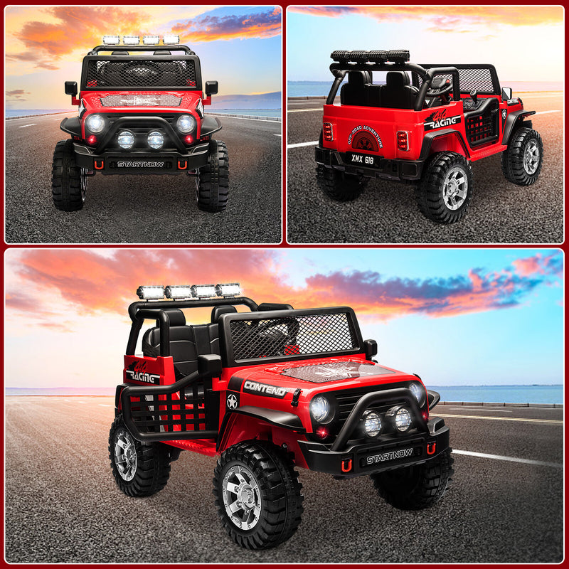 12V Electric Kids Ride-On Jeep Truck with Remote Control Magic Cars 12