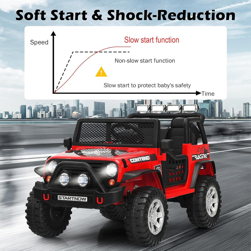 12V Electric Kids Ride-On Jeep Truck with Remote Control Magic Cars 4