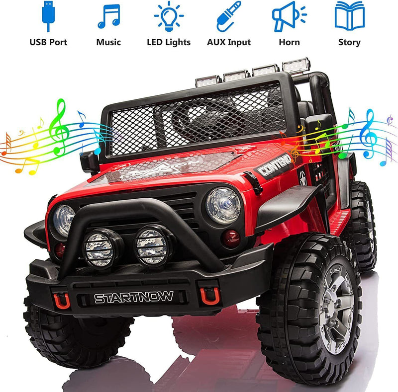 12V Electric Kids Ride-On Jeep Truck with Remote Control Magic Cars Variant 0