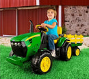 Electric Battery-Powered Ride-On Tractor and Trailer for Kids Magic Cars 0