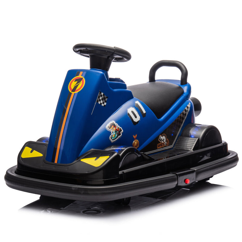 Kids Ride-On Motorized Bumper Car with Integrated System and 360-Degree Rotation Magic Cars 15
