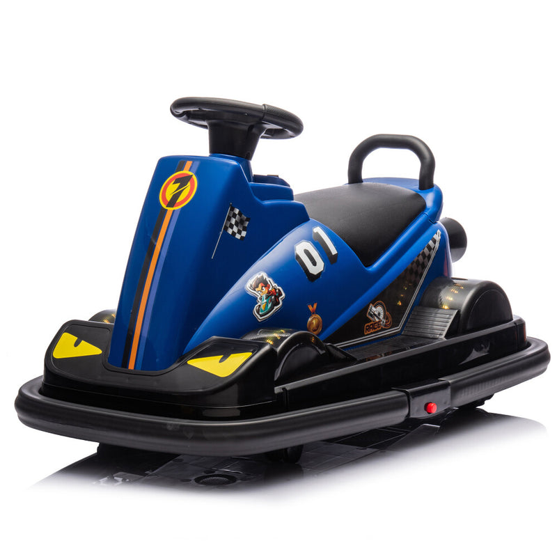 Kids Ride-On Motorized Bumper Car with Integrated System and 360-Degree Rotation Magic Cars 16