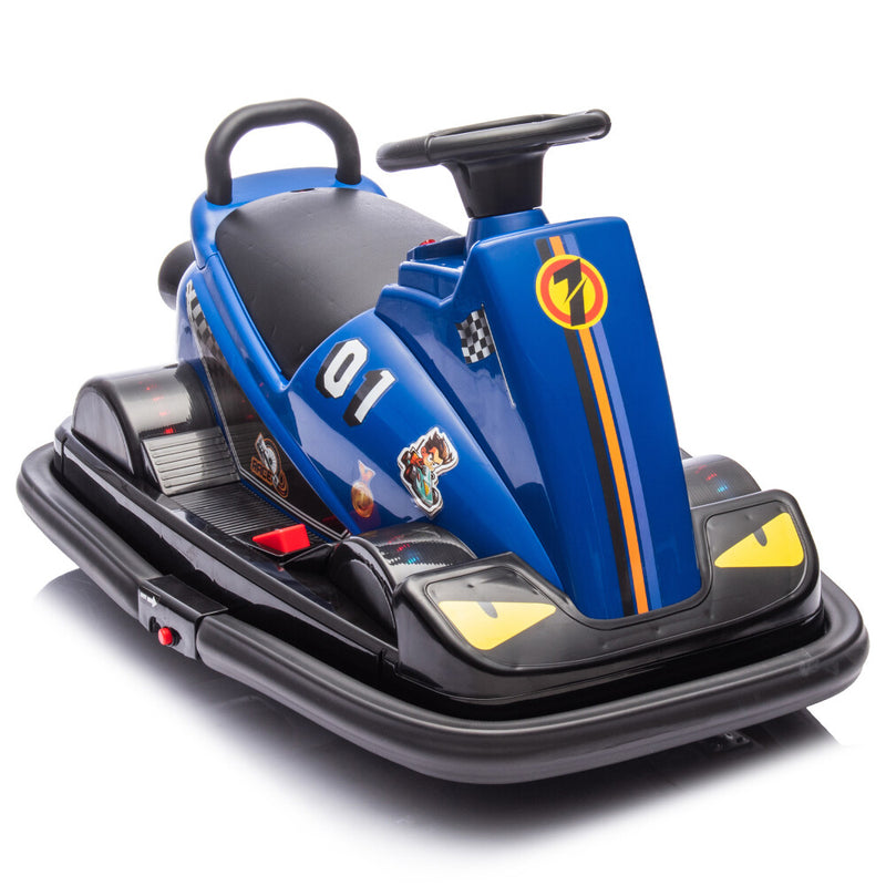 Kids Ride-On Motorized Bumper Car with Integrated System and 360-Degree Rotation Magic Cars 17