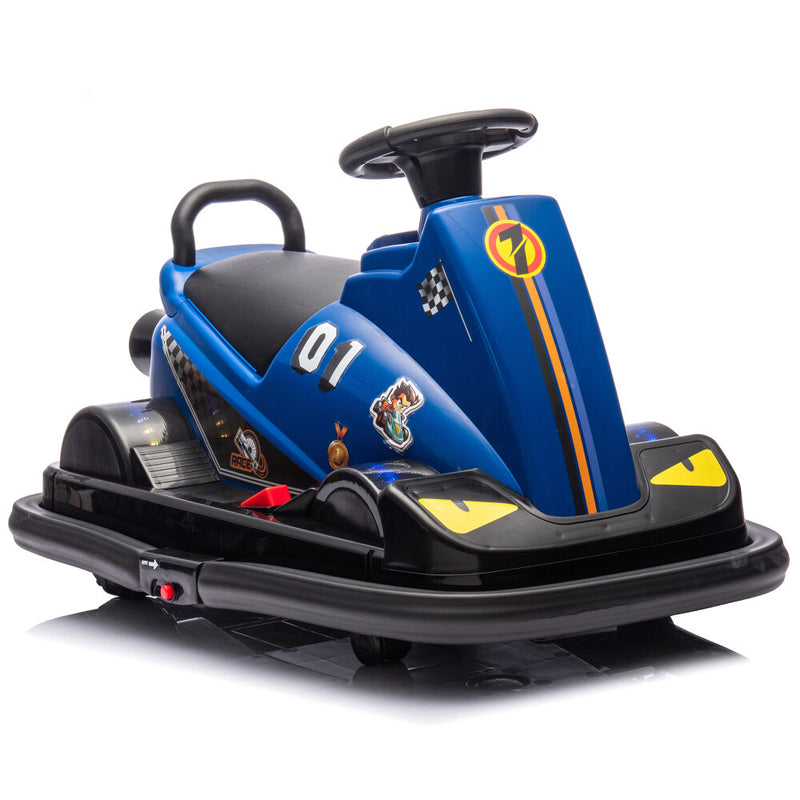 Kids Ride-On Motorized Bumper Car with Integrated System and 360-Degree Rotation Magic Cars 18