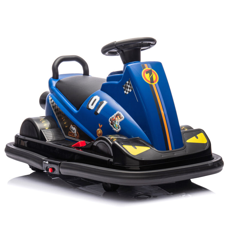 Kids Ride-On Motorized Bumper Car with Integrated System and 360-Degree Rotation Magic Cars 19