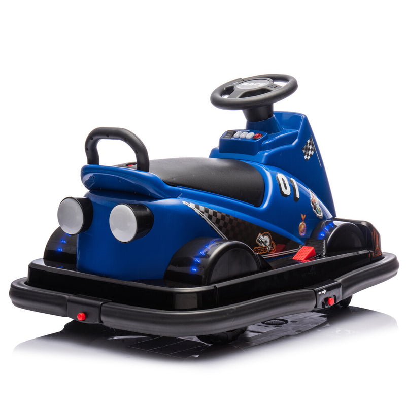 Kids Ride-On Motorized Bumper Car with Integrated System and 360-Degree Rotation Magic Cars 24