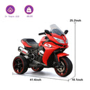 12V Kids Ride-On Motorcycle with 4.5AH Battery and 550W Motor Magic Cars 1