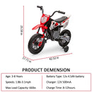 12V Electric Kids Ride-On Dirt Bike with Dual Motors for Ages 3-8 Magic Cars 7